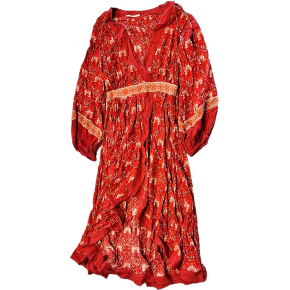 Spell and the Gypsy Collective Jewel Soirée dress in red - Picture 4 of 4